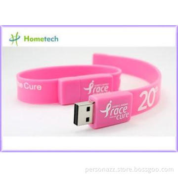 Silicon USB Flash Momory Bracelet 4GB - 64GB